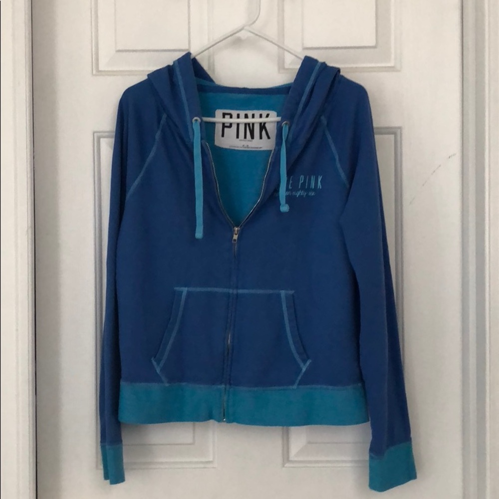 Blue Victoria’s Secret PINK hoodie